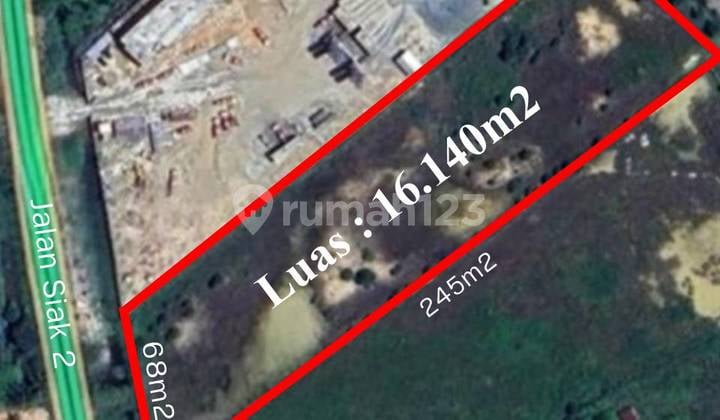 Tanah Luas 1,6 Ha, Strategis Dekat Terminal & Tol