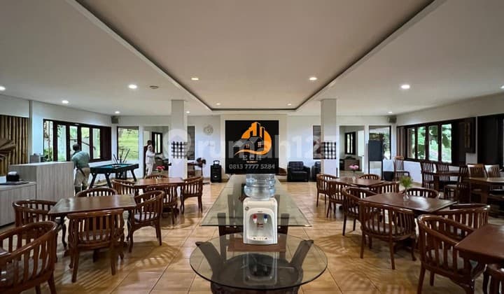 T39.Hotel Aktif Full Furnish Seluas 2,5 Ha View Gunung di Sentul