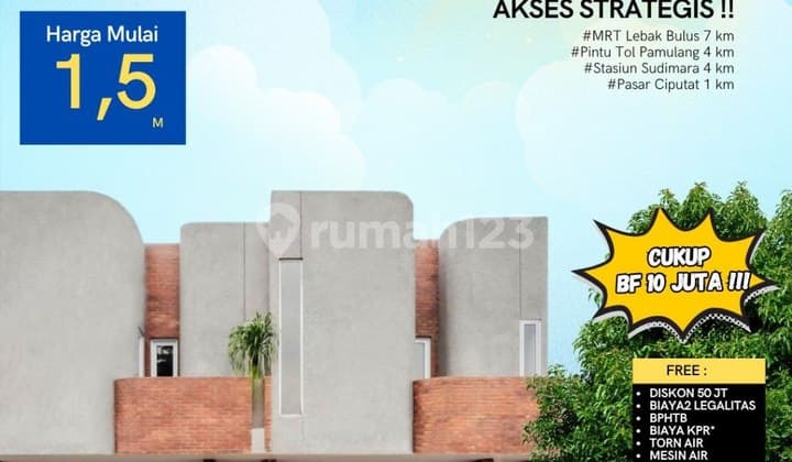 S829.Rumah 2Lantai Exclusive Dkt Tol Pamulang Dan St Sudimara