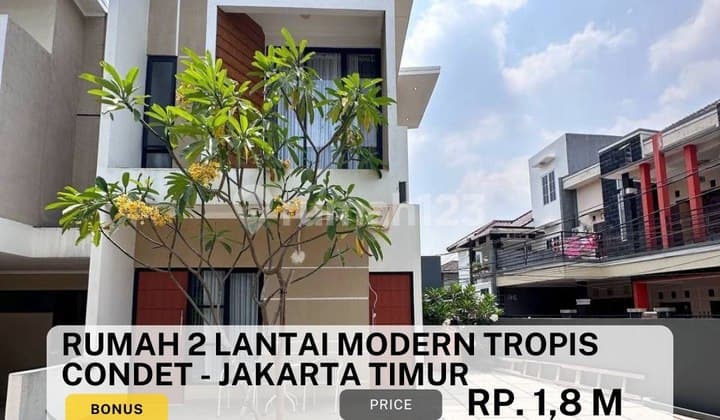 S132.rumah Mewah Konsep Elegan Lokasi Super Strategis Condet