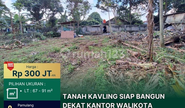 Tanah Kavling Siap Bangun di Pamulang Dekat Kantor Walikota Tangsel/S815