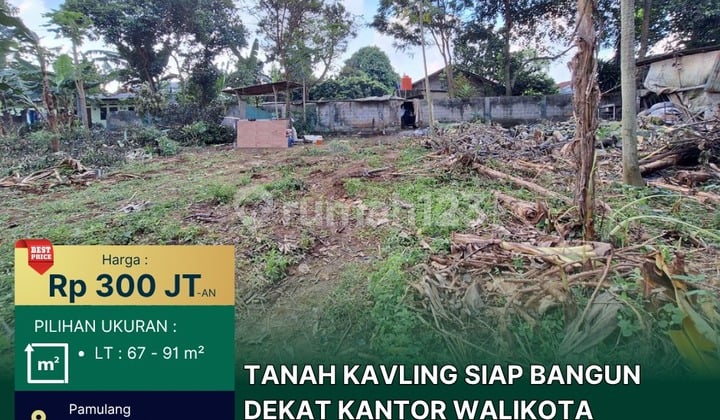 Tanah Kavling Siap Bangun di Pamulang Dekat Kantor Walikota Tangsel/S815