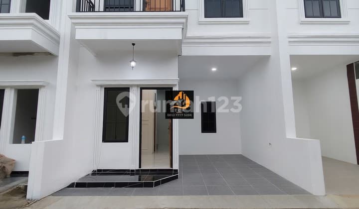 Rumah Modern Classic 2 LT Full Bata Merah di Cipayung Jaktim/T120