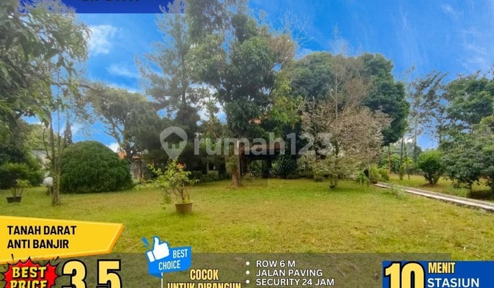 S.HITUNG TANAH HRG TERMURAH AREAL TAMAN LUAS DLM PERUM NUSA INDAH