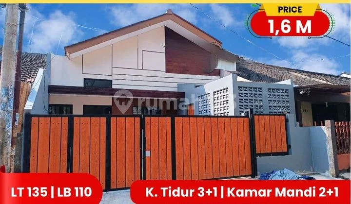 S835.Rumah Baru 1Lantai Luas Dan Lega Dlm Perum Bukit Nusa Indah