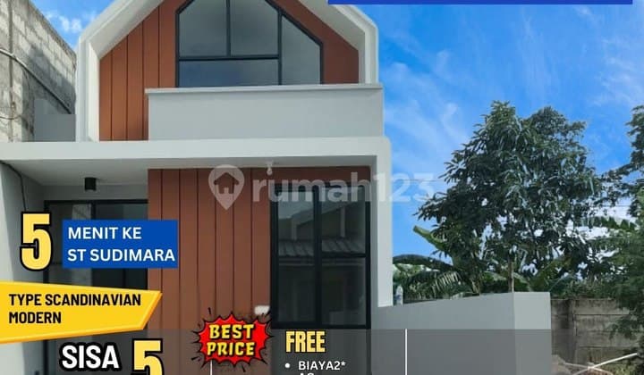 S756.Rumah 1lantai Harga paling Ekonomis Strategis Dkt Stasiun