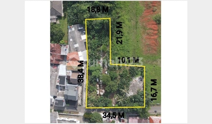 Tanah Luas Kawasan Ramai di Pancoran Mas, Depok