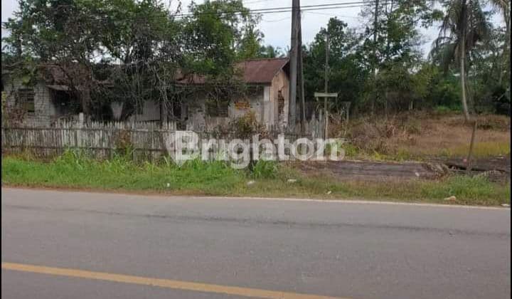 tanah murah pinggir jalan poros di jl.sungai siring dekat bandara apt. pranoto samarinda