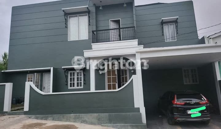 DIJUAL RUMAH BARU 2 LANTAI CANTIK DAN MURAH DI PERUMAHAN ELIT VILLA TAMARA KOTA SAMARINDA