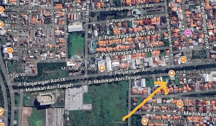 Dijual Cepat Tanah Ukuran 13X30 M2 Medokan Asri Tengah
