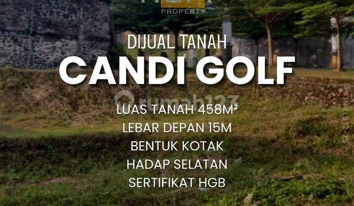 Tanah Siap Bangun di Candi Golf Semarang Selatan