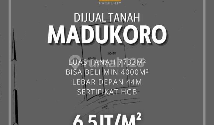 Tanah Hgb Di Madukoro Dekat The Park Tanah Hgb Di Madukoro Dekat The Park