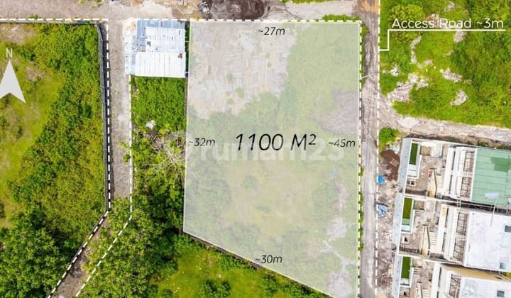 Tanah 1100 M2 di Kawasan Pandawa Kutuh Kuta Selatan Badung Bali