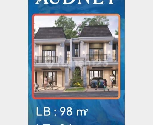 Bebas Banjir, Rumah, 2 Lantai, Audney