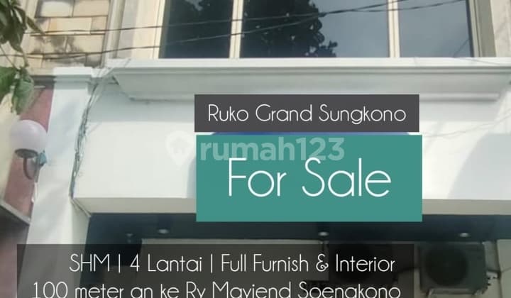 4-Story Shop House in Mayjen Sungkono, Surabaya