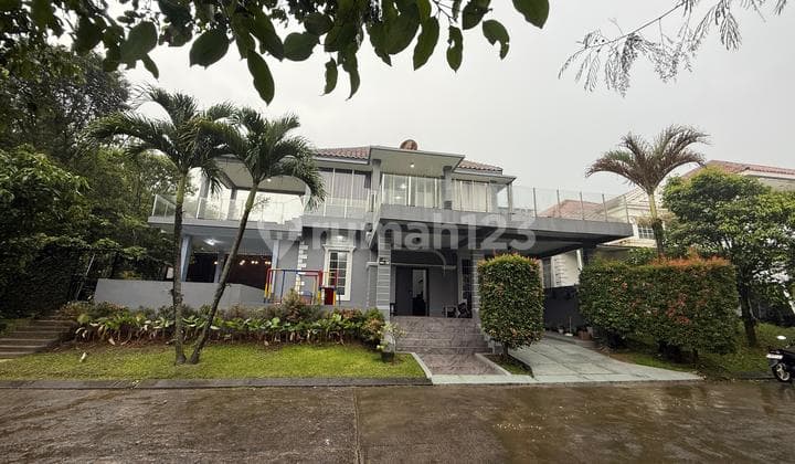 Rumah Hook 2 Lantai SHM Furnish Private Pool View Pegunungan Sentul City, Bogor