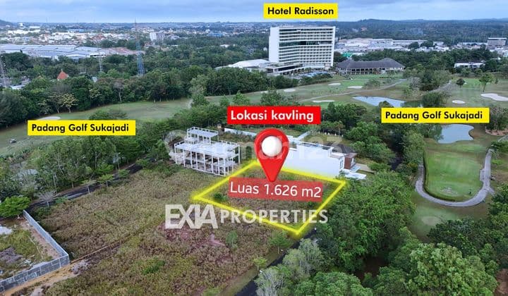 Dialihkan Kav 1626㎡ View Lap Golf Sukajadi Batam Center