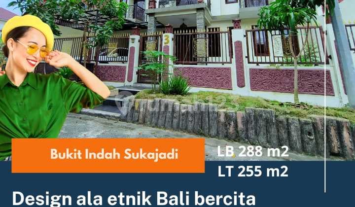 Dijual Rumah Besar Design Ala Bali Bukit Indah Sukajadi Batam