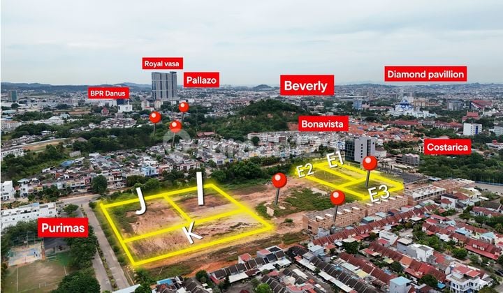 Dijual Kavling Jasa &komercial @costa Prime Batam Center L