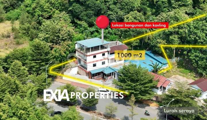 Dijual Rumah 3lt Bonus Lahan 1000 Di Tepi Jln Kawasan Seraya Nagoya, Batam