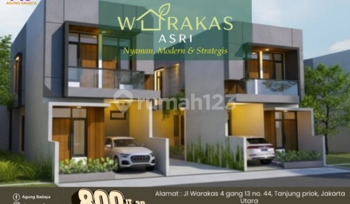 Dijual Rumah Murah di Warakas Jakarta Utara