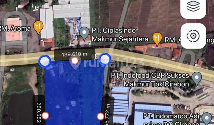 Sewakan Tanah 2ha Gebang Kab.Cirebon