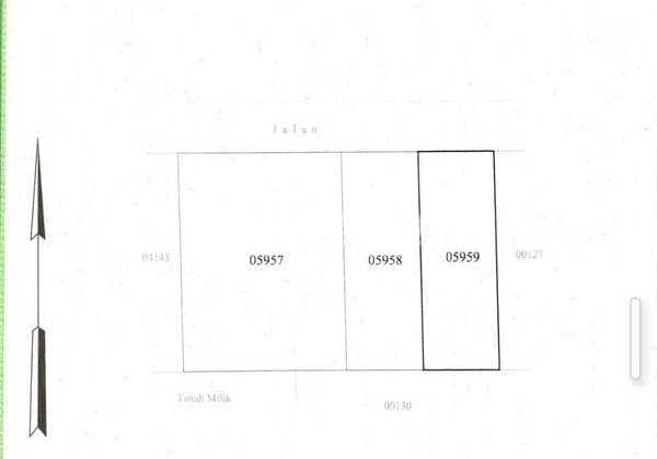 Di Jual Tanah Lokasi Prime Area Akses Jalan Besar