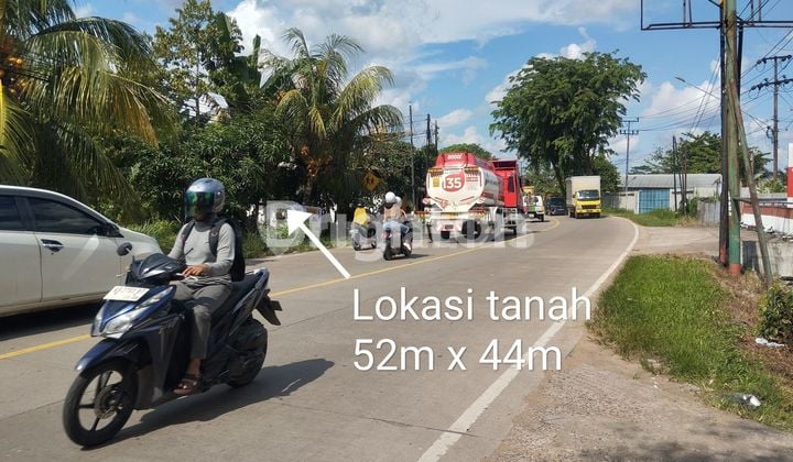 SPACIOUS LAND ALONG THE HIGHWAY, NEAR PERTAMINA AND THE EQUATOR