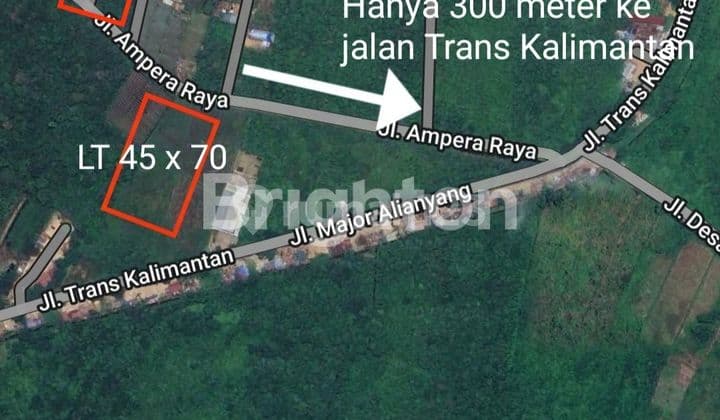 LAHAN PINGGIR JALAN RAYA SIAP BANGUN AMPERA RAYA KUBU RAYA