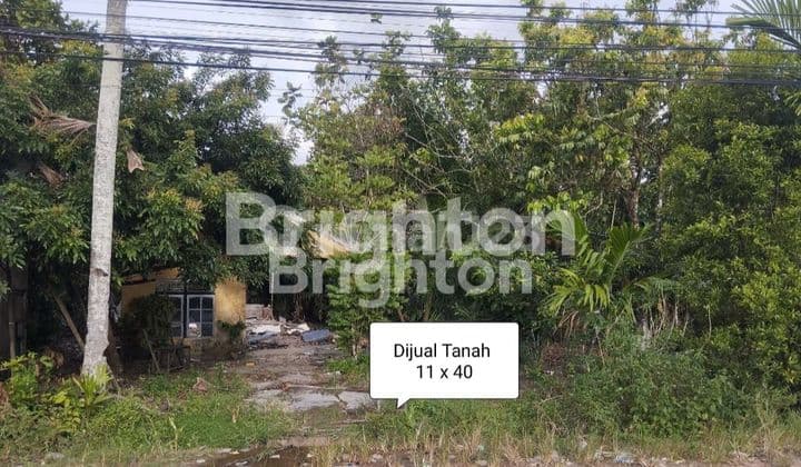 LAHAN KOMERSIAL SIAP BANGUN LOKASI PINGGIR JALAN RAYA DESA KAPUR KUBU RAYA