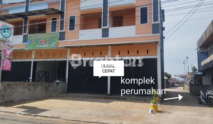 RUKO 2 UNIT GANDENG SEI RAYA DEPAN PASAR TERATAI