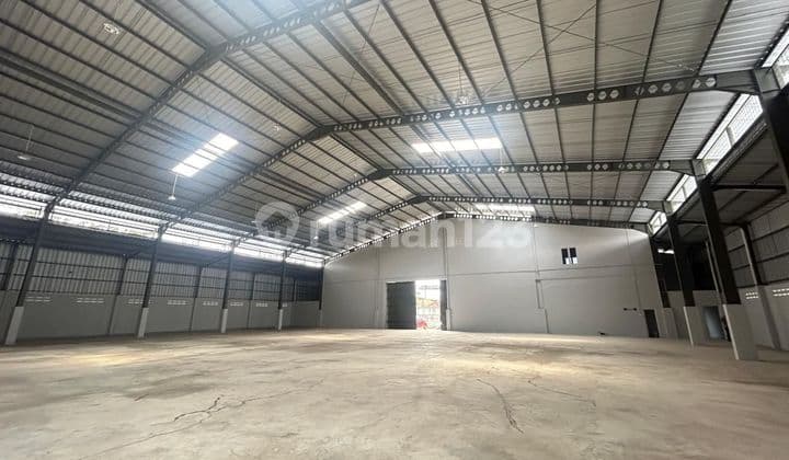 Disewa Gudang Kavling DPR Blok C Akses Kontainer 40 Feet