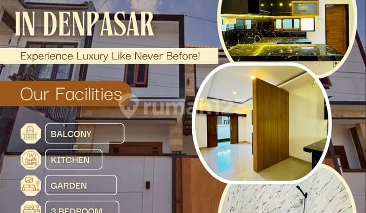 For Sale Brand New Modern Semi Villa House 2 Floor At Denpasar Barat, Bali