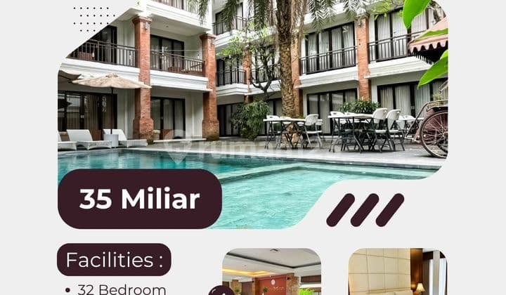 FOR SALE MODERN HOTEL WITH LARGE SWIMMING POOL AT DENPASAR