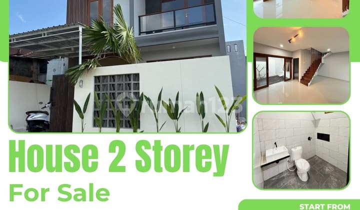 FOR SALE MODERN HOUSE BRAND NEW 2ND FLOOR WITH BALCONY AT BADUNG