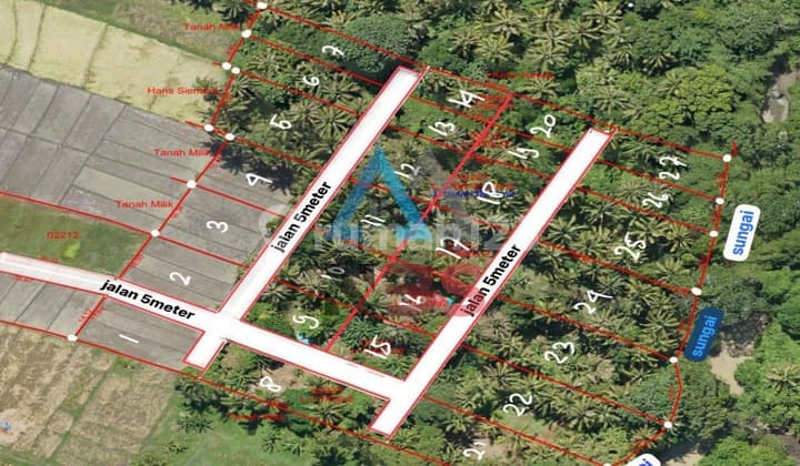 DIJUAL TANAH KAVLING LOKASI BERABAN TABANAN