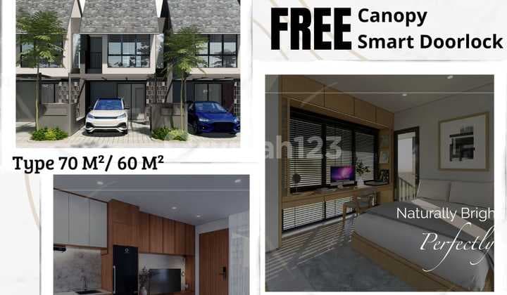 Dijual Cepat Rumah.2 Lantai Lokasi Strategis Di Cibubur Kota Depok