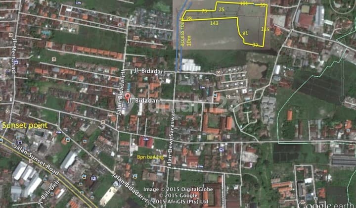 Tanah Luas di Jalan Bidadari