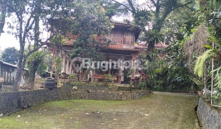 RUMAH JOGLO ANTIK FULL JATI DENGAN VIEW SANGAT INDAH DI SENTUL BOGOR