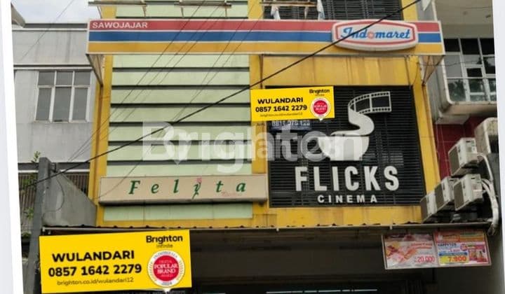 Jual Indomaret dan Flicks Cinema 3 lantai