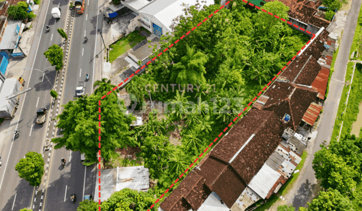 Land LD 22 M on Jogja Solo Main Road, 200 M from Bhayangkara Hospital