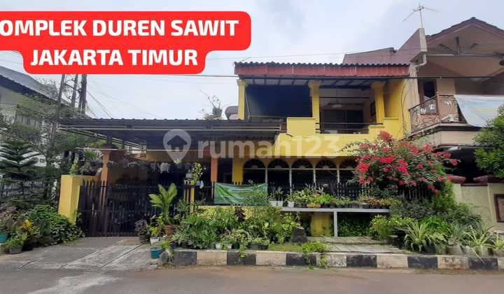 Dijual Rumah 2Lt Luas 166m Di Komplek Duren Sawit Jakarta Timur