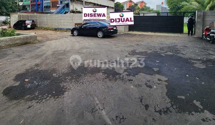 Lahan siap pakai luas 1254 jual 20jt/m2 disewa 800jt/thn Jakarta Timur