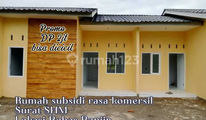 Rumah Subsidi Alam Asri daerah Deli Tua