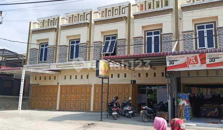 Jual 3 unit Ruko Baru 2½ Lantai di Jl.Besar Pasar 5 Tembung