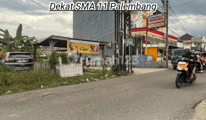 Tanah Pinggir Jalan Pakjo Palembang Samping Sma 11 Palembang