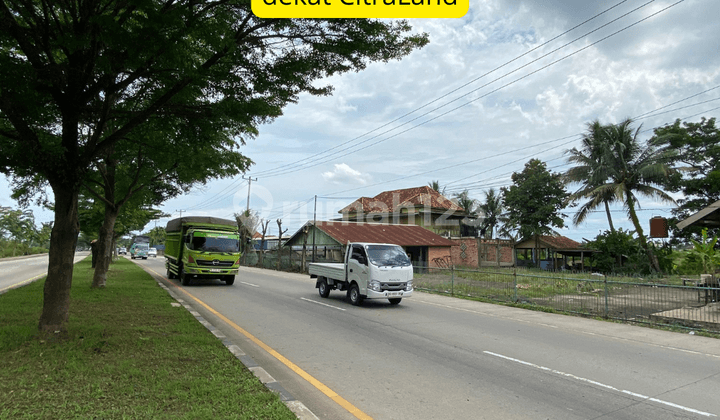 land by the roadside in Keramasan - Soekarno Hatta near Citraland housing complex