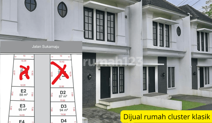 Rumah Cluster Sukabangun 2 Type 63 Rs Siti Fatimah Palembang