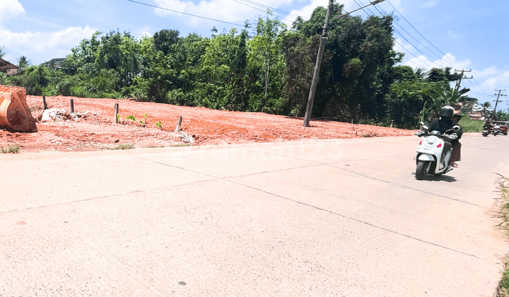 Tanah pinggir jalan utama mata merah palembang