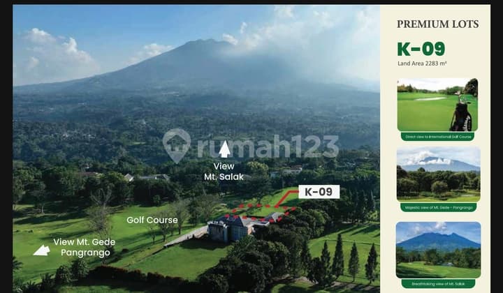 Kavling Golf View Gunung Gede & Pangrango